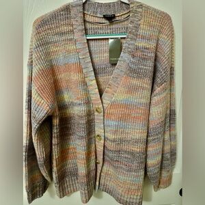 Torrid Multicolor Knit Cardigan